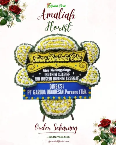 Papan Bunga Duka di Banyudono