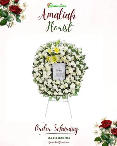 Krans Bunga Duka Cita di Banyudono